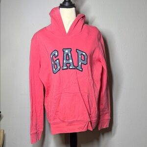 GAP Vibrant Pink Pullover Hoodie